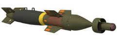 Bombe guidée laser Raytheon GBU-12 Paveway II de 500 livres. (©MilViz)