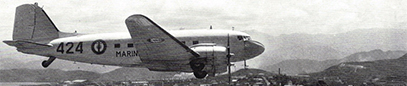 C-47D Dakota n° 424 de l'escadrille 9.S. (©Coll.Alain Crosnier)