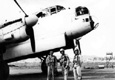 Lancaster de l'escadrille 9.S sur le tarmac de la BAN Tontouta. (©Marine Nationale)