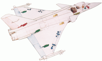 Système de commandes de vol électriques du Rafale. (©DR)