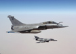 Rafale M F1 et SEM en patrouille au-dessus du désert afghan dans le cadre d'Héraclès Air Indien. (©Marine Nationale)