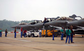 Alignement de Rafale M F2 à NAS Oceana. (©Dave Parsons for alert5.com)