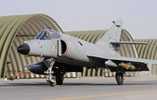 Super-Étendard Modernisé S.5 au roulage à Kandahar (Afghanistan). (©Marine Nationale)