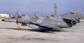 Super-Étendard de l'escadrille 59.S sur le tarmac de la BAN Hyères. (©Christian Boisselon)