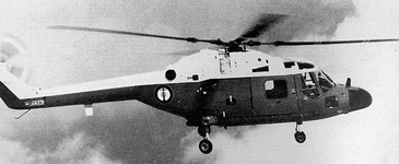 Prototype français de l'hélicoptère naval WG-13 Lynx. 