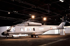 Maquette du NH90 NFH exposée au salon du Bourget 1989. (©Aérospatiale)