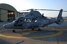Eurocopter AS565MB Panther n°6622 de la Marine Royale Marocaine à la BAN Saint-Mandrier.  (©DR)