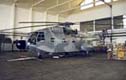 SA.321G Super-Frelon de la 35.F vu dans un hangar de la B.A.N. Saint-Mandrier le 12 avril 2000. (©French Fleet Air Arm)