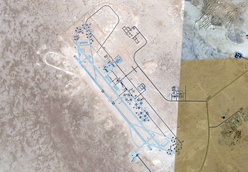 Base Arienne d'Al Jufra. (Google Earth)