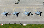 Rafale C et B sur le tarmac de Solenzara. (©Ministère de la Défense)