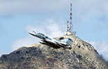 Décollage d'un Mirage 2000-5 de la Sude en Crète. (©Ministère de la Défense)