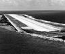 La piste de la base avancée d'Hao. (©DR)