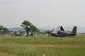 NAS Hyères' aircraft cemetery. (©French Fleet Air Arm)