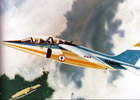 Vue d'artiste d'un Alphajet Marine aux couleurs de l'Aéronautique navale. (©Dassault Aviation)