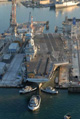 Le Charles de Gaulle en IPER au bassin Vauban. (©Marine Nationale)