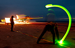 Catapultage de nuit d'un Rafale M F3. (©Marine Nationale)