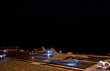Catapultages de nuit de Rafale M F3. (©Marine Nationale)