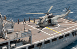 SA.330 Puma de l'armée de l'air sur le BCR Marne. (©Marine Nationale)