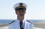 Le CV Lebas, nouveau commandant du Charles de Gaulle. (©Marine Nationale)
