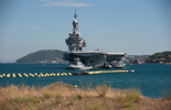 Arrivée du Charles de Gaulle à Toulon. (©Marine Nationale)