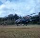 Visite du commandant à Madagascar dans son Alouette III. (©DR via Alabordache.fr)