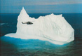 WG-13 Lynx survolant un iceberg lors du transit du PH Jeanne d'Arc entre New York et le Québec. (©DR via Alabordache.fr)