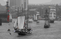 Défilé naval à Hambourg. (©Marine Nationale)