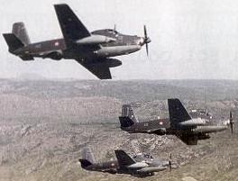 Last flight of Br-1050 Alizés belonging to the 6F squadron.
(BAN Nîmes-Garons)